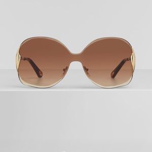 Chloe Gold Curtis Sunglasses